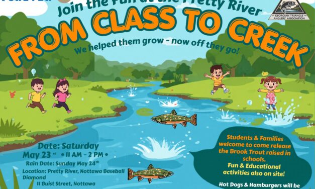 From Class To Creek – First Ever Trout Release – May 23rd | Georgian Triangle Anglers Association