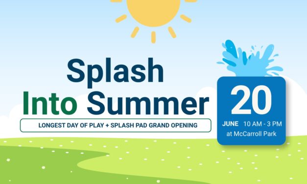 💦 Splash Into Summer! Longest Day of PLAY | Join us at McCarroll Park on Saturday, June 20, 2026