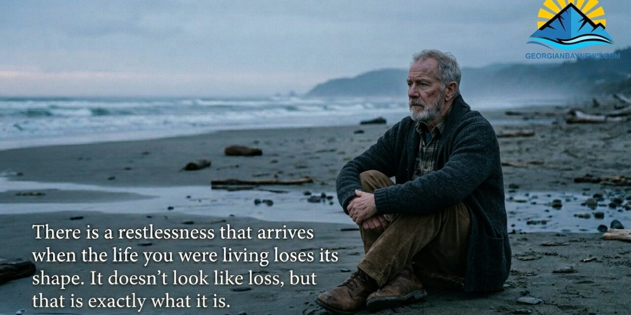 🎯  There is a RESTLESSNESS that arrives when the life you were living loses its shape | Russell Taylor