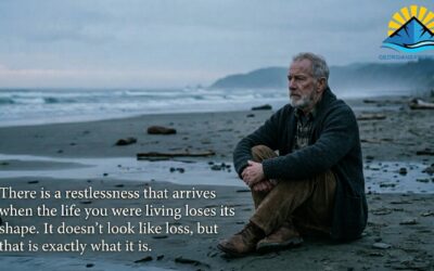 🎯  There is a RESTLESSNESS that arrives when the life you were living loses its shape | Russell Taylor