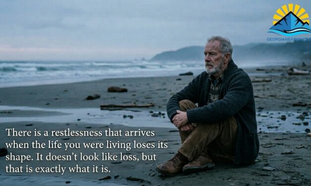 🎯  There is a RESTLESSNESS that arrives when the life you were living loses its shape | Russell Taylor