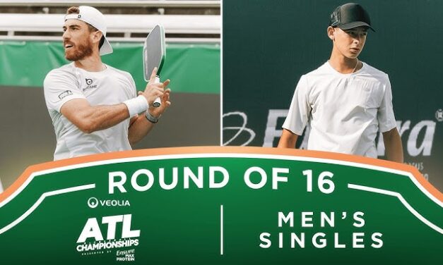💯🎯🚀  Federico Staksrud v Tama Shimabukuro at the Veolia Atlanta Pickleball Championships
