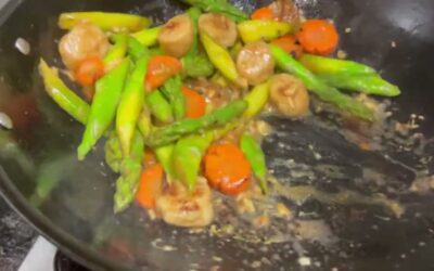 Scallop Asparagus Stir-Fry with Global Garlic Sauces: Chinese-Inspired Spring Seafood for 2026 Wellness