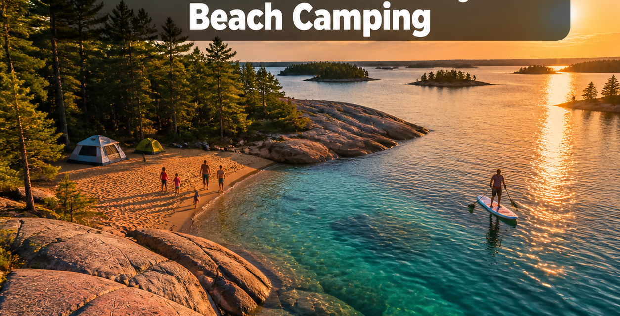 Killbear Provincial Park 2026: Georgian Bay Rock Scribbles, SUP Rentals, and Family Beach Camping Guides