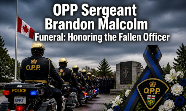 THE OPP EXPRESSES GRATITUDE FOR COMMUNITY SUPPORT FOLLOWING THE LOSS OF SGT. BRANDON MALCOLM