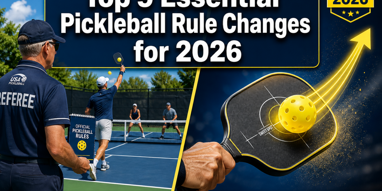 Top 9 Essential Pickleball Rule Changes for 2026: Serve, Shot, and Strategy Impacts Explained