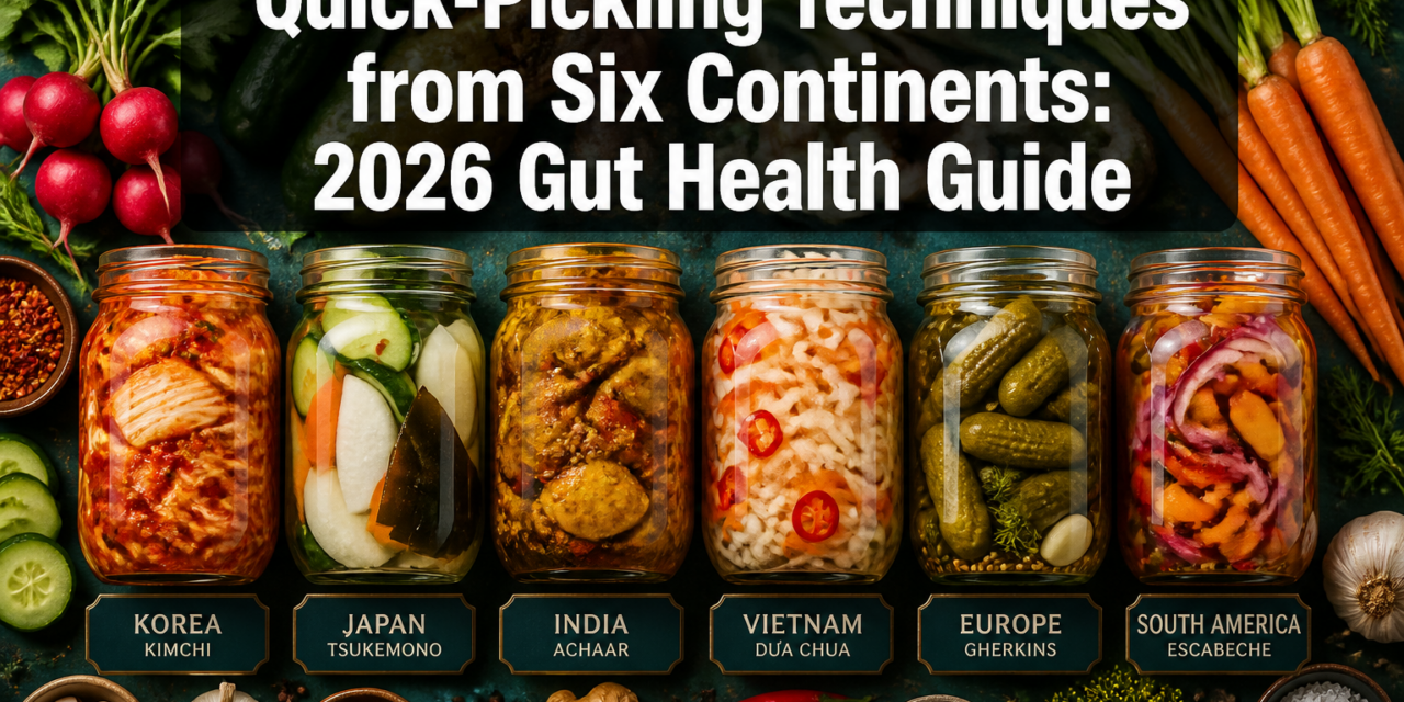 Quick-Pickling Techniques from Six Continents: Preserving Spring Vegetables and Building Probiotic Bowls for 2026