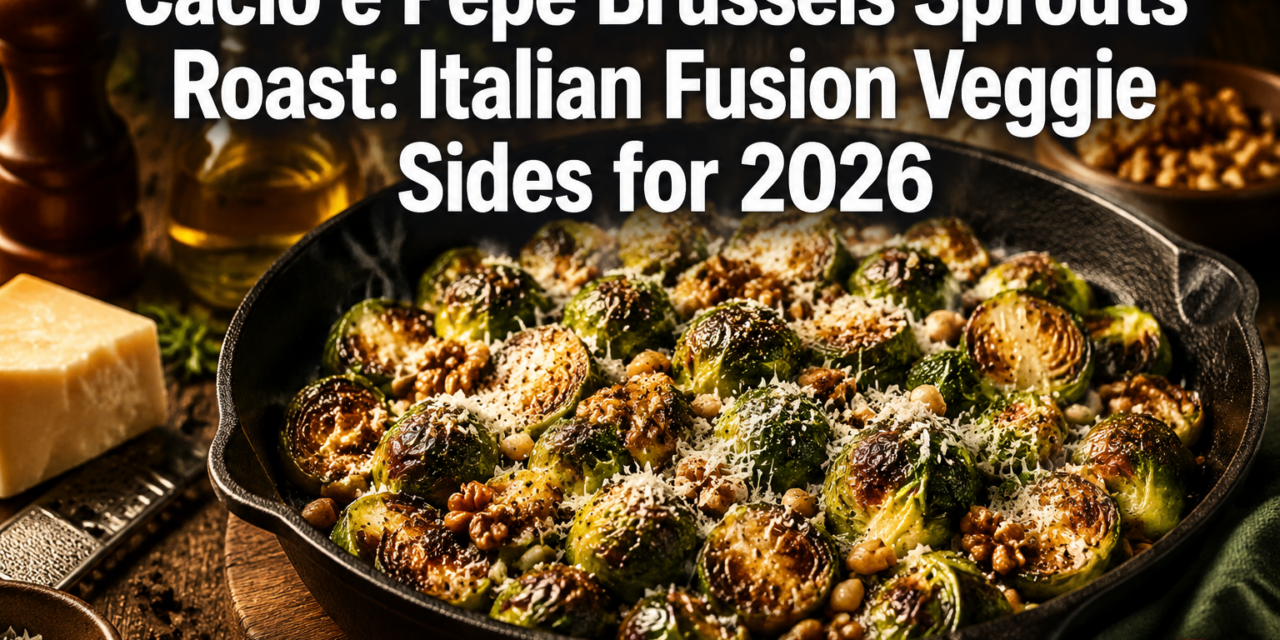 Cacio e Pepe Brussels Sprouts Roast: Italian Fusion Veggie Sides for 2026 Low-Carb Plates