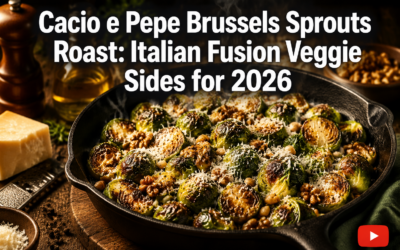 Cacio e Pepe Brussels Sprouts Roast: Italian Fusion Veggie Sides for 2026 Low-Carb Plates