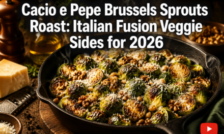 Cacio e Pepe Brussels Sprouts Roast: Italian Fusion Veggie Sides for 2026 Low-Carb Plates