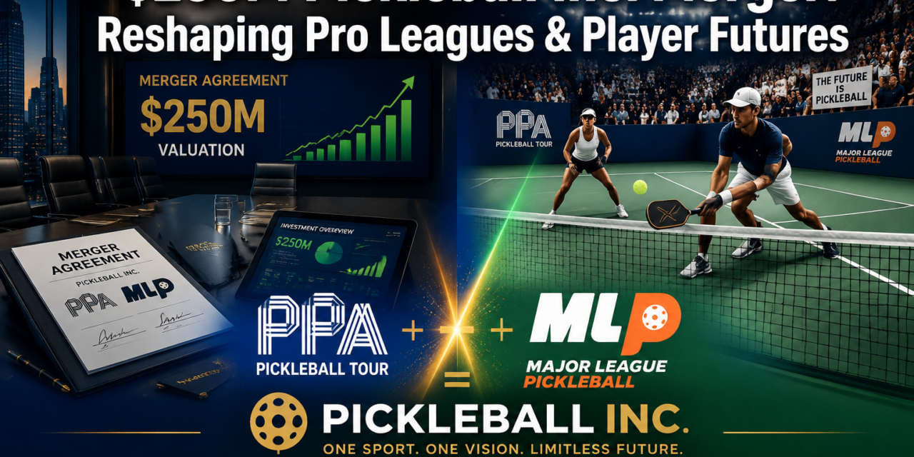 $250M Pickleball Inc. Merger: How PPA and MLP Union is Reshaping Pro Leagues and Player Futures