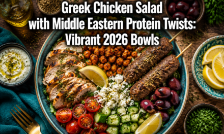 Greek Chicken Salad with Middle Eastern Protein Twists: Vibrant 2026 Bowls for Immunity Boosting with YouTube Grilling Demos