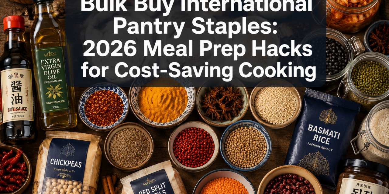 Bulk Buy International Pantry Staples: Healthy Meal Prep Hacks for Cost-Saving 2026 Cooking