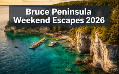 Bruce Peninsula Weekend Escapes 2026: Tobermory’s Turquoise Waters, Cliff Hikes, and Fathom Five Shipwreck Snorkeling
