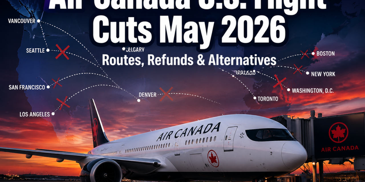 Air Canada U.S. Flight Cuts May 2026: Full List of Affected Routes, Refund Policies, and Last-Minute Travel Alternatives