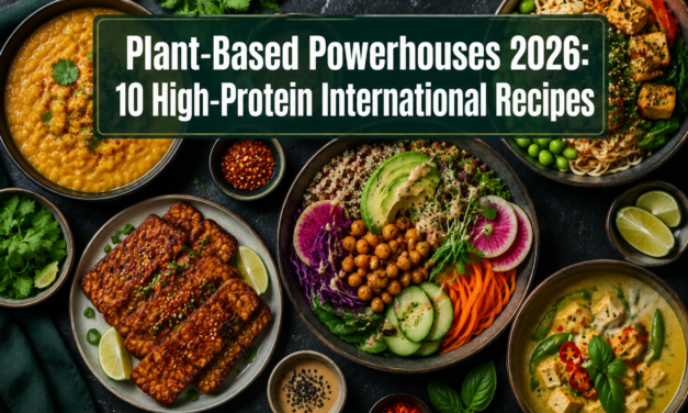 🥰  Plant-Based Powerhouses for 2026: 10 High-Protein International Recipes from Lentils to Tempeh