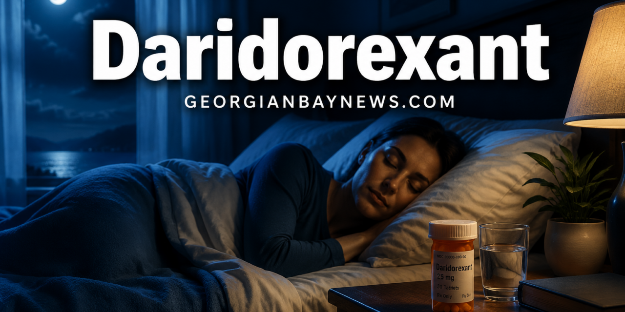 Daridorexant, Approved for Adult Insomnia in the US, Canada, EU, Japan, Taiwan, and other marketsin 2026
