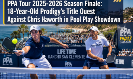 🎯  PPA Tour 2025-2026 Season Finale: 15-Year-Old Prodigy’s Title Quest Against Chris Haworth