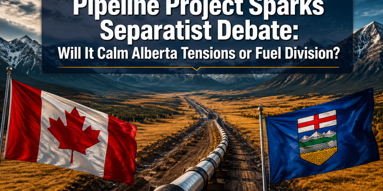 Pipeline Project Sparks Separatist Debate: Will It Calm Alberta Tensions or Fuel Division?