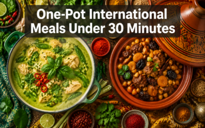 One-Pot International Meals Under 30 Minutes: Weeknight Dinners from Thai Curry to Moroccan Tagine Simplified for 2026 Busy Families with Time-Lapse Cooking Videos