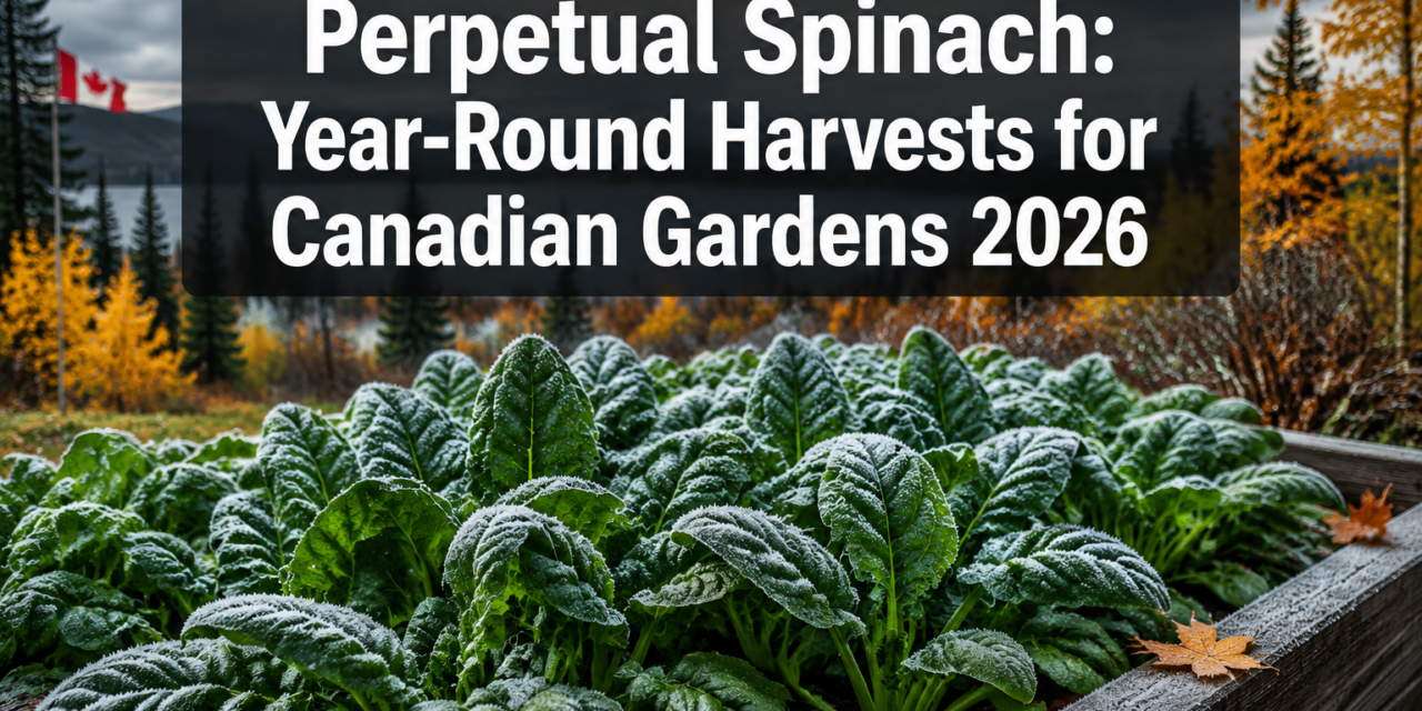 Perpetual Spinach for Year-Round Canadian Vegetable Gardens: 2026’s Low-Maintenance Leafy Green