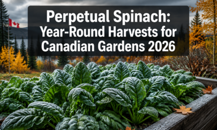 Perpetual Spinach for Year-Round Canadian Vegetable Gardens: 2026’s Low-Maintenance Leafy Green