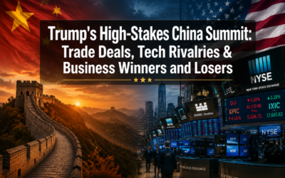 Trump’s High-Stakes China Summit: Trade Deals, Tech Rivalries, and Business Winners and Losers