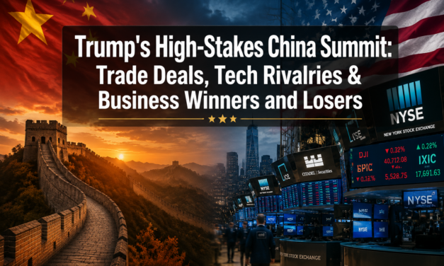 Trump’s High-Stakes China Summit: Trade Deals, Tech Rivalries, and Business Winners and Losers