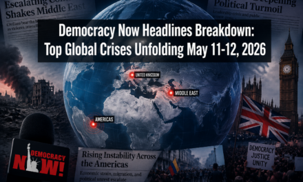 Democracy Now Headlines Breakdown: Top Global Crises Unfolding May 11-12, 2026