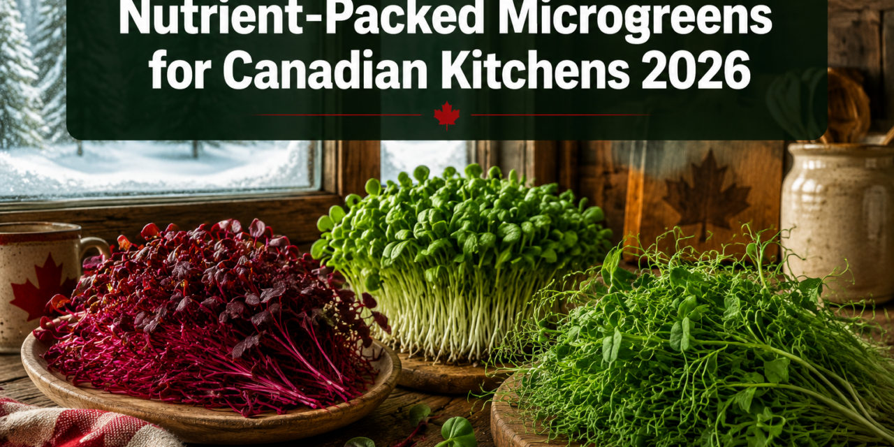 Edible Microgreens from Top 2026 Yield Crops: Nutrient-Packed Beet, Radish, and Pea Shoots for Indoor Canadian Kitchens