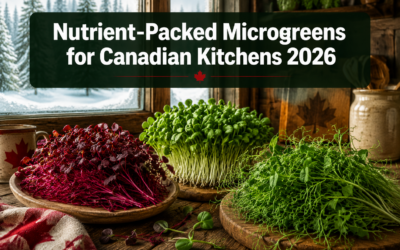 Edible Microgreens from Top 2026 Yield Crops: Nutrient-Packed Beet, Radish, and Pea Shoots for Indoor Canadian Kitchens