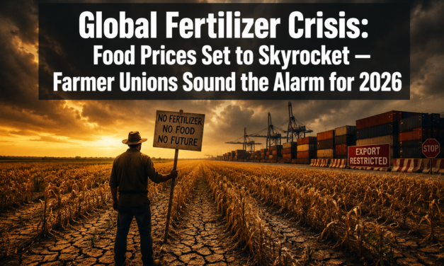 Global Fertilizer Crisis Threatens Food Price Skyrocket: Farmer Unions’ Urgent Warnings for 2026