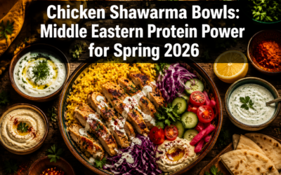 Chicken Shawarma Bowls with Global Yogurt Sauces: Middle Eastern Protein Power for Spring 2026 with YouTube Skewering Tutorials