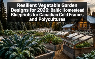 Resilient Vegetable Garden Designs for 2026: Baltic Homestead Blueprints for Canadian Cold Frames and Polycultures