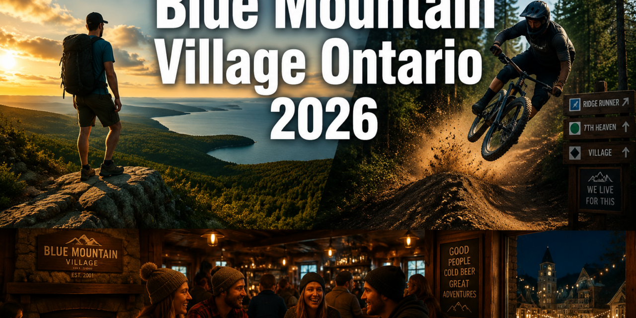 Blue Mountain Village Ontario 2026: Hiking Trails, Mountain Biking Adrenaline, and Rusty’s Pub Nightlife Pairings
