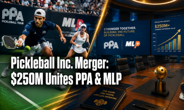 Pickleball Inc. Merger Breakdown: $250M Investment Merges PPA and MLP, Backers, and 2026 Pro League Roadmap