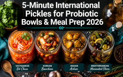 Quick-Pickling and Preservation: 5-Minute International Condiments for Building Probiotic Bowls and Meal Prep in 2026