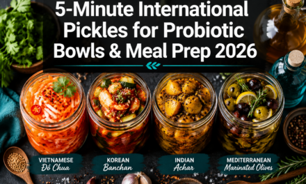 Quick-Pickling and Preservation: 5-Minute International Condiments for Building Probiotic Bowls and Meal Prep in 2026