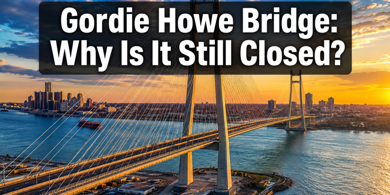 🇨🇦  THE AMBASSADOR: Why Is the Gordie Howe Bridge Not Open Yet, Even Though It’s Ready to Go?