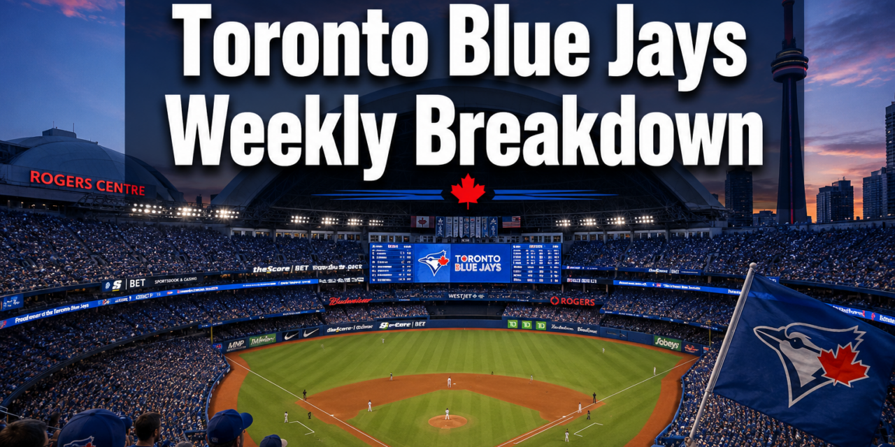 ⚾️  Toronto Blue Jays News: Weekly Breakdown of Games, Stats, and Storylines (Without the Hype)
