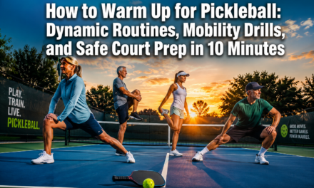 🏓  How to Warm Up for Pickleball: Dynamic Routines, Mobility Drills, and Safe Court Prep in 10 Minutes