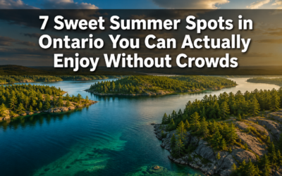 Ally Vitally shares 7 Sweet Summer Spots in Ontario You Can Actually Enjoy Without Crowds