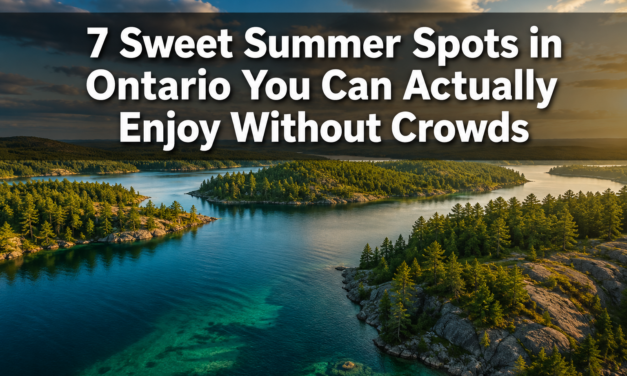 Ally Vitally shares 7 Sweet Summer Spots in Ontario You Can Actually Enjoy Without Crowds