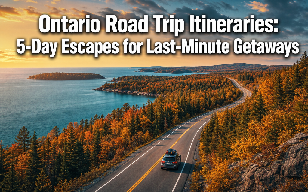 Ontario Road Trip Itineraries: 5-Day Escapes for Last-Minute Getaways