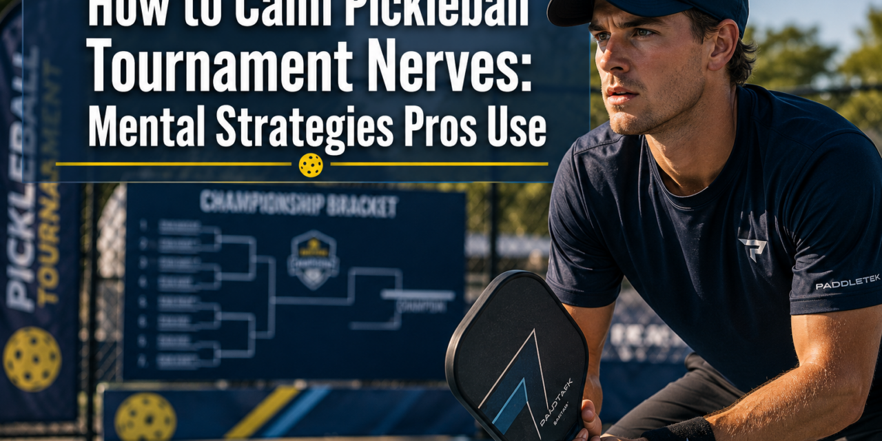 🧠  How to Calm Pickleball Tournament Nerves: Mental Strategies Pros Use That Rec Players Can Steal