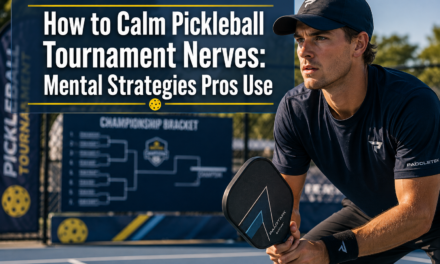 🧠  How to Calm Pickleball Tournament Nerves: Mental Strategies Pros Use That Rec Players Can Steal