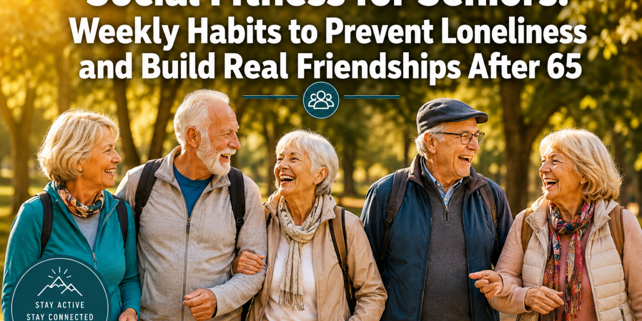 Social Fitness for Seniors: Weekly Habits to Prevent Loneliness and Build Real Friendships After 65