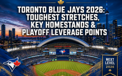Toronto Blue Jays Schedule 2026: Toughest Stretches, Key Homestands, and Playoff Leverage Points
