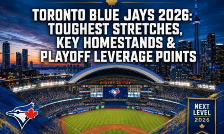 Toronto Blue Jays Schedule 2026: Toughest Stretches, Key Homestands, and Playoff Leverage Points