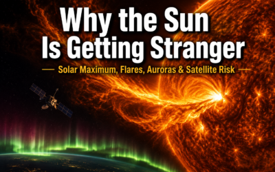 🔆 Why the Sun Is Getting Stranger: What Solar Maximum Means for Flares, Auroras, and Satellite Risk